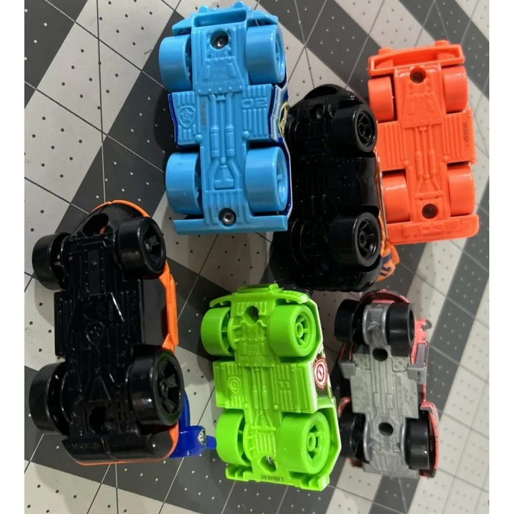 Paw Patrol Mighty Pups Super Paws Set TRUE METAL Car Assortment Lot of 6 toy car